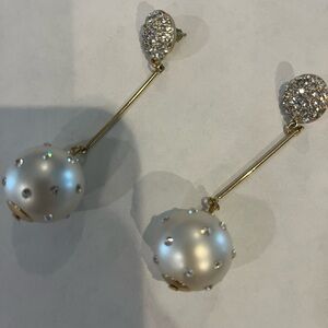 Lily Pulitzer drop pearl earrings